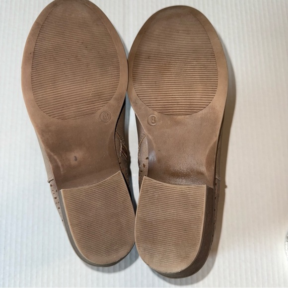 Women's Tan Beige Chic Casual Comfy Ankle Boots Shoes - Picture 6 of 6